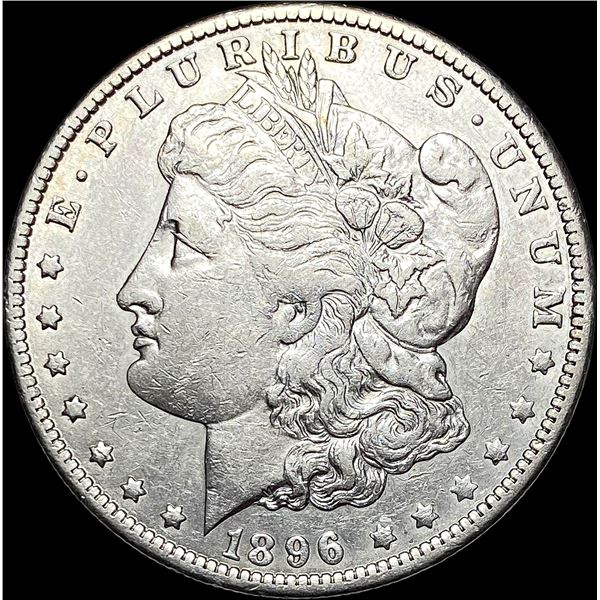1896-O Morgan Silver Dollar NEARLY UNCIRCULATED