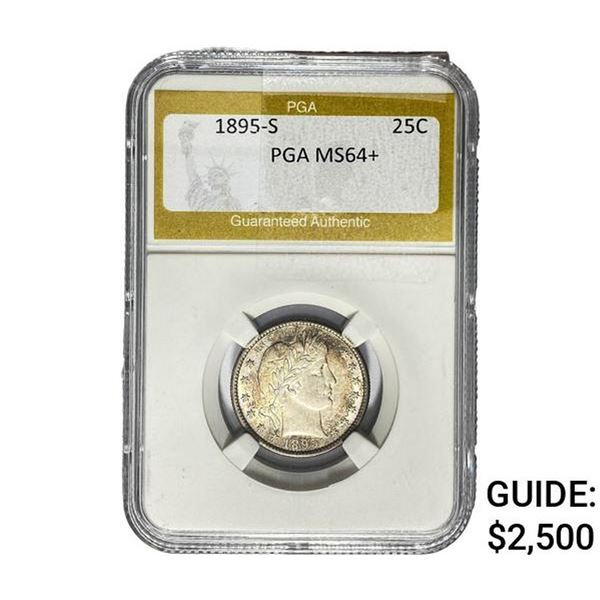 1895-S Barber Quarter PGA MS64+
