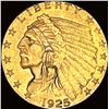 Image 1 : 1925-D $2.50 Gold Quarter Eagle UNCIRCULATED