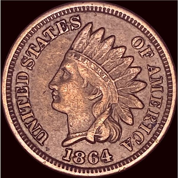 1864 Indian Head Cent CLOSELY UNCIRCULATED