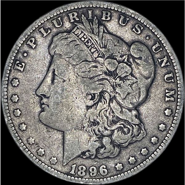 1896-O Morgan Silver Dollar NEARLY UNCIRCULATED