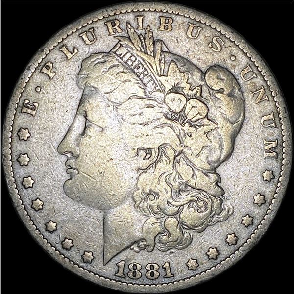 1881 Morgan Silver Dollar NEARLY UNCIRCULATED