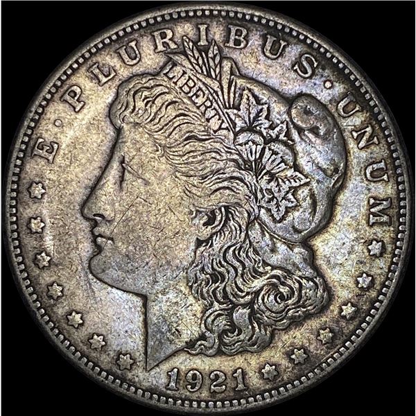 1921-S Morgan Silver Dollar ABOUT UNCIRCULATED