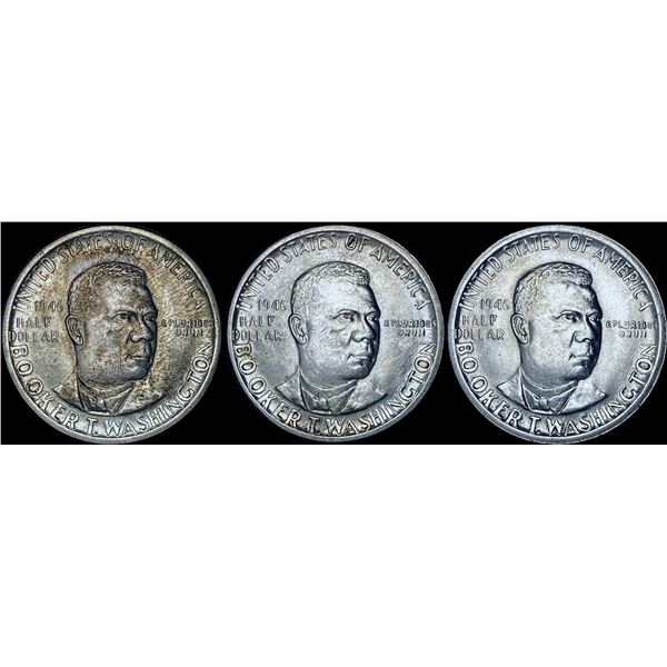 [3]1946 Booker T Half Dollar SUPERB GEM BU