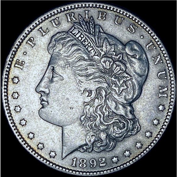 1892 Morgan Silver Dollar CHOICE AU