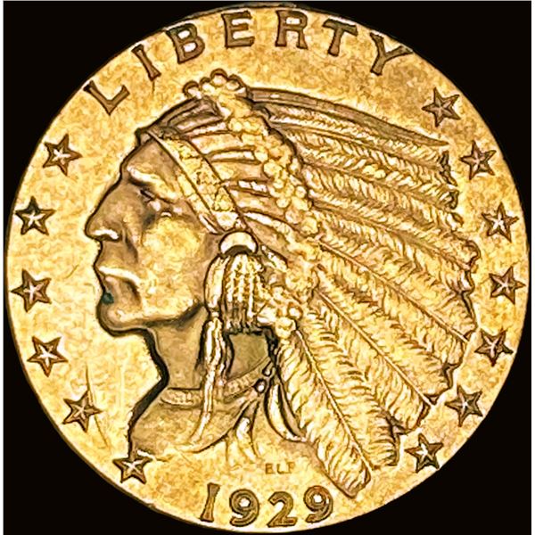 1929 $2.50 Gold Quarter Eagle UNCIRCULATED