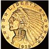 Image 1 : 1929 $2.50 Gold Quarter Eagle UNCIRCULATED