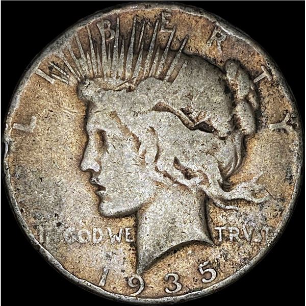 1935 Silver Peace Dollar ABOUT UNCIRCULATED
