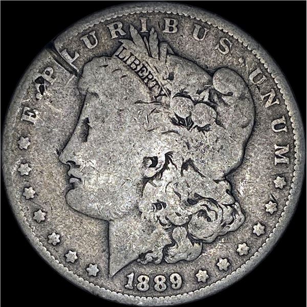 1889-O Morgan Silver Dollar ABOUT UNCIRCULATED