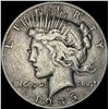 1935-S Silver Peace Dollar ABOUT UNCIRCULATED