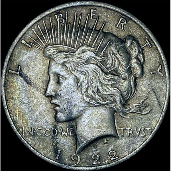 1922 Silver Peace Dollar CHOICE AU