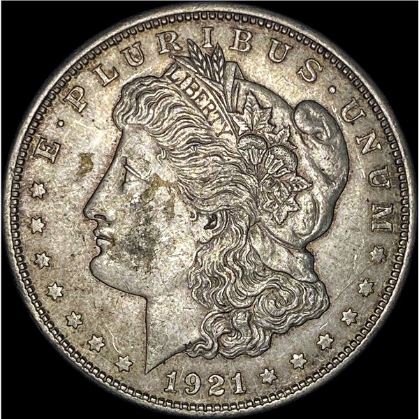 1921-D Morgan Silver Dollar CLOSELY UNC