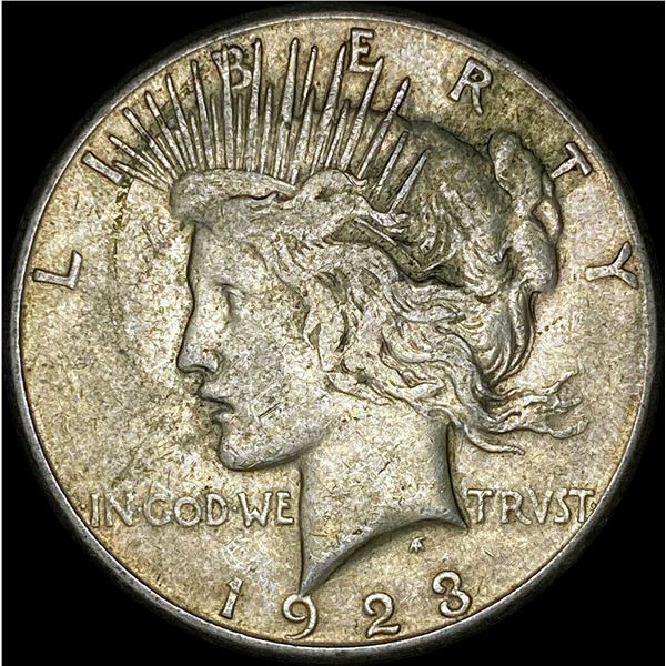 1923-S Silver Peace Dollar NEARLY UNCIRCULATED