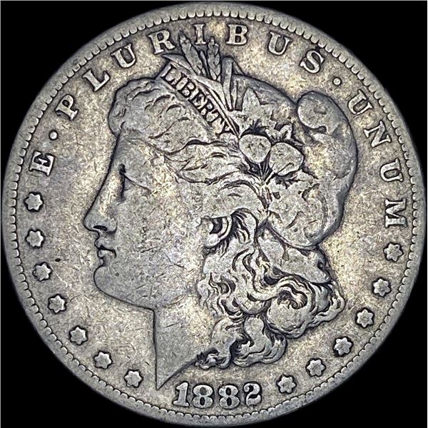 1882 Morgan Silver Dollar NEARLY UNCIRCULATED