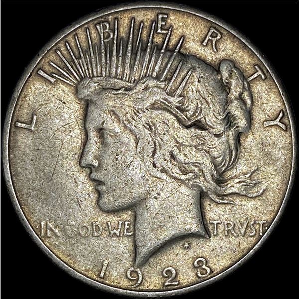 1923-S Silver Peace Dollar LIGHTLY CIRCULATED