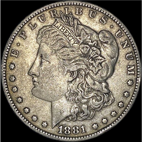1881 Morgan Silver Dollar NEARLY UNCIRCULATED