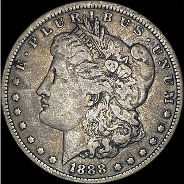1888-O Morgan Silver Dollar NEARLY UNCIRCULATED