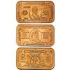 Image 2 : ND 16 1oz Copper Rounds/Bars Lot [16 Coins]