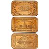 Image 3 : ND 16 1oz Copper Rounds/Bars Lot [16 Coins]