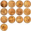 Image 4 : ND 16 1oz Copper Rounds/Bars Lot [16 Coins]