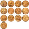 Image 5 : ND 16 1oz Copper Rounds/Bars Lot [16 Coins]