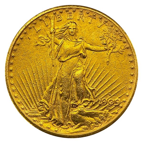 1909-S $20 Gold Double Eagle