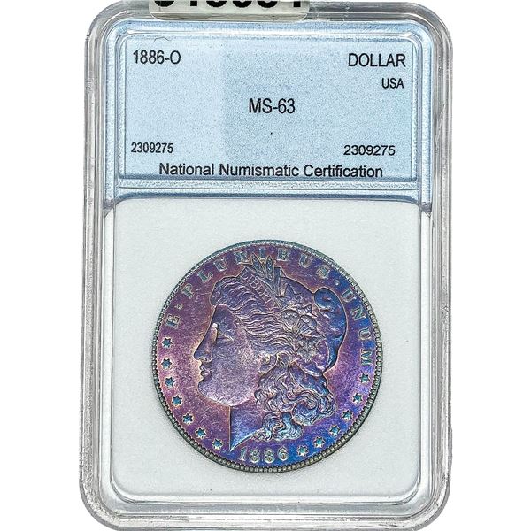 1886-O Morgan Silver Dollar NNC MS63