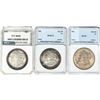 Image 1 : 1882-1896 GEM BU Morgan Silver Dollar Lot [3 Coins] PCI/NNC MS65-66+