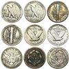 Image 2 : 1840-1942 Better Date US Type Coin Lot [9 Coins]