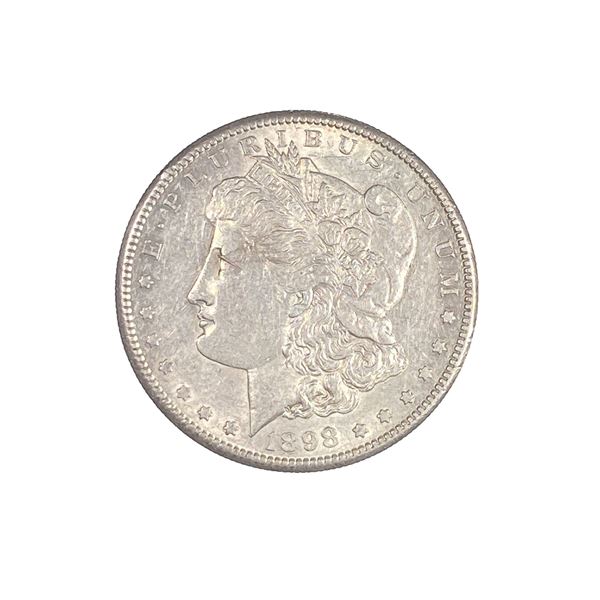 1898-S Morgan Silver Dollar AU