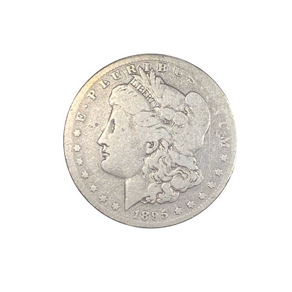 1895-O Morgan Silver Dollar Avg Circ