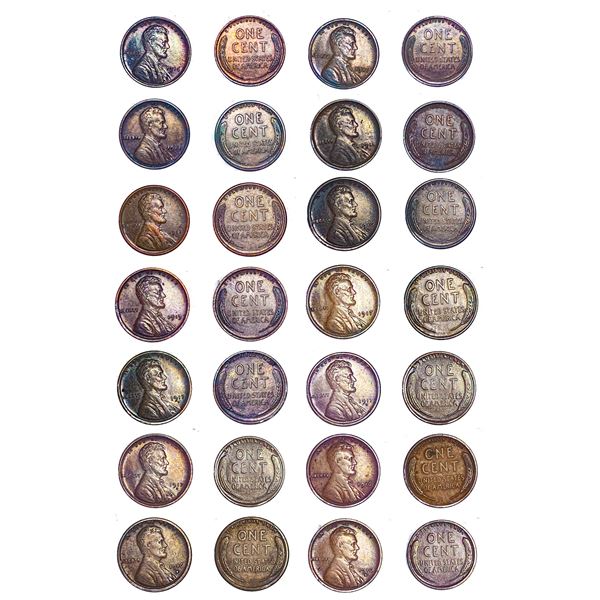 1916-1918 HIGH Grade Better Lincoln Wheat Cents[14 Coins]