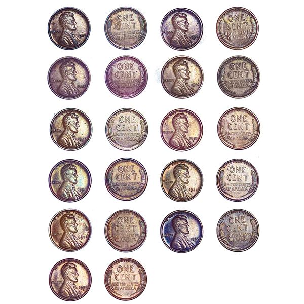 1921-1925 HIGH Grade Better Lincoln Wheat Cents[11 Coins]