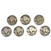 Image 2 : 1920-1924 Better Date Buffalo Nickel Lot [7 Coins]