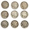 1913-1916 Better Date Buffalo Nickel Lot [9 Coins]