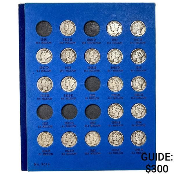 1916-1940 Mercury Head Dime Album [36] Coins