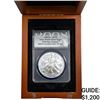 Image 1 : 2008-W REV 2007 Silver Eagle ANACS SP70