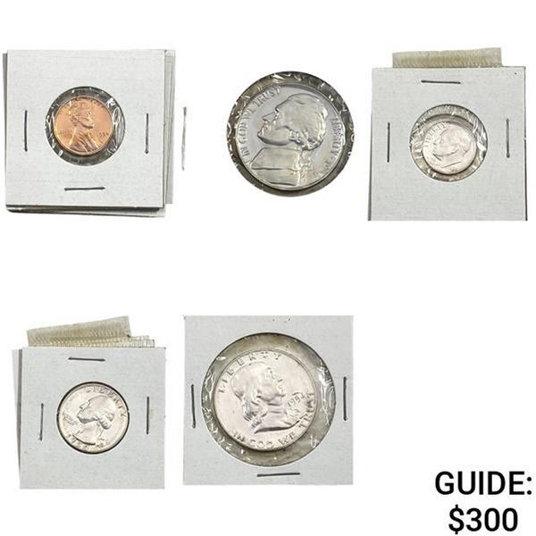 1954 U.S. Proof Set 1C-50C