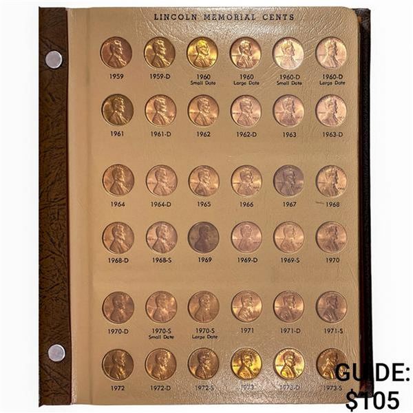 1959-2012 Lincoln Memorial Cents Album [168] Coins