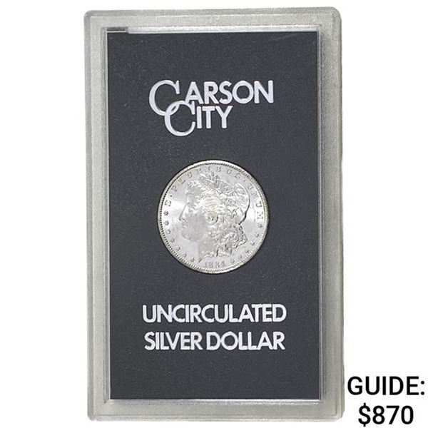 1884-CC Morgan Silver Dollar GSA UNCIRCULATED