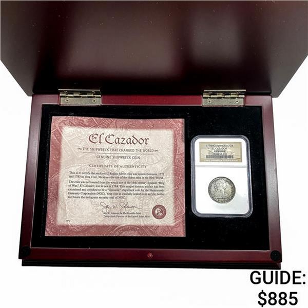 1774MO FM MEXICO 2R EL CAZAROR NGC GENUINE