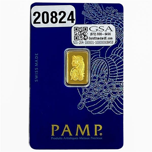 2.5g Fine Gold Bar