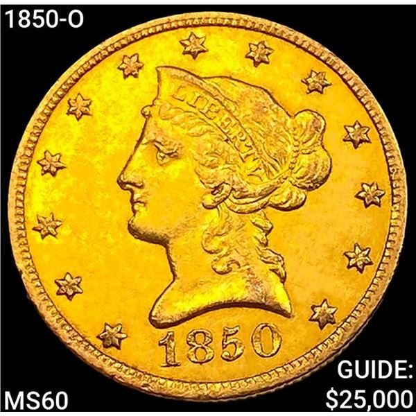 1850-O $10 Gold Eagle UNCIRCULATED