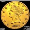 1860-O $10 Gold Eagle UNCIRCULATED