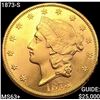 1873-S $20 Gold Double Eagle CHOICE BU+