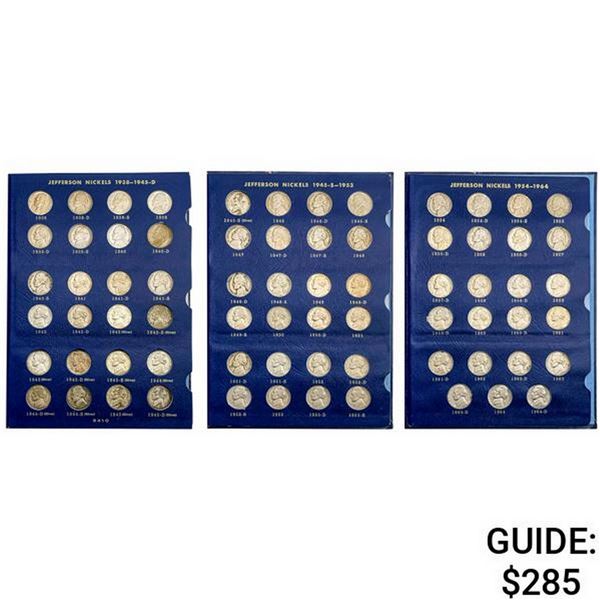 1938-1964 Jefferson Nickel Set [71 Coins]