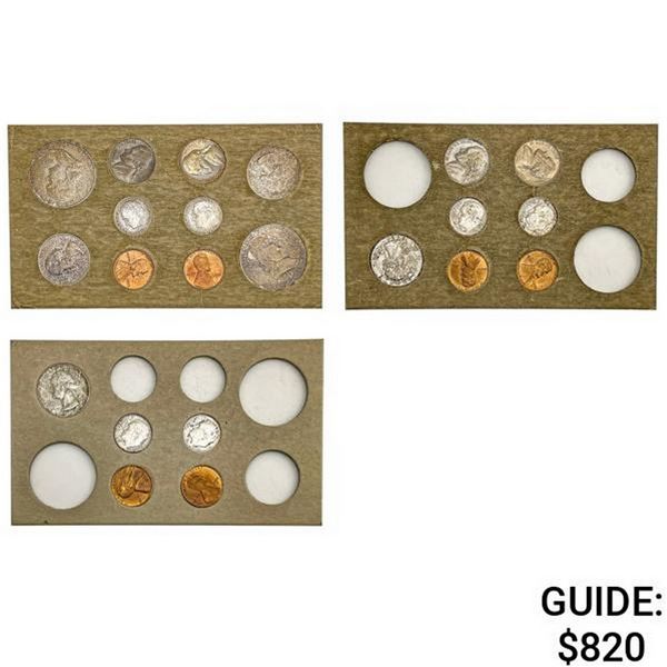 [22 Coins] 1955 US Mint Set 1C-50C