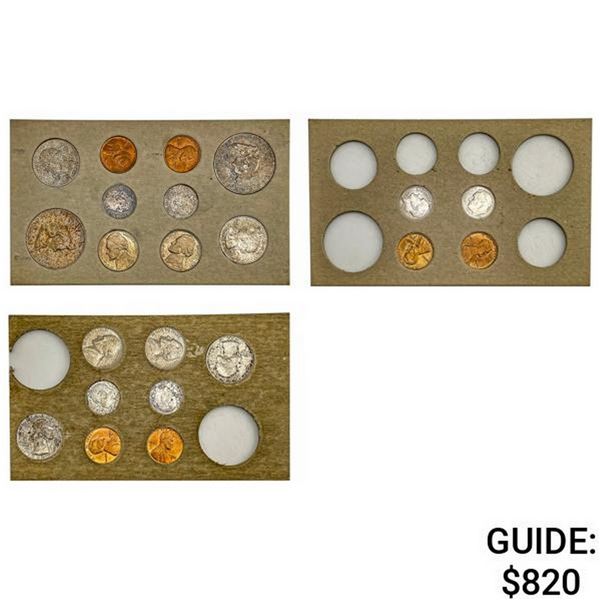 [22 Coins] 1955 US Mint Set 1C-50C