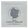 Image 4 : 2021-S GEM BU Morgan Silver Dollar [1 Coin]
