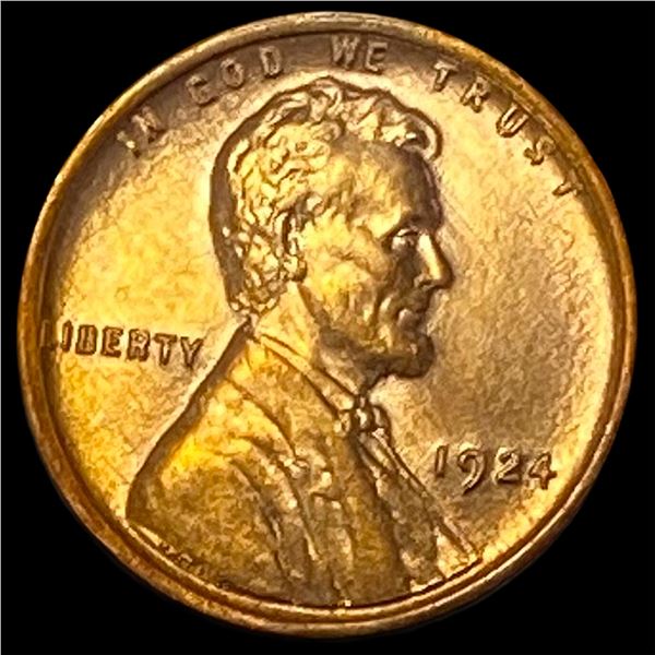 1924 Lincoln Wheat Cent GEM BU